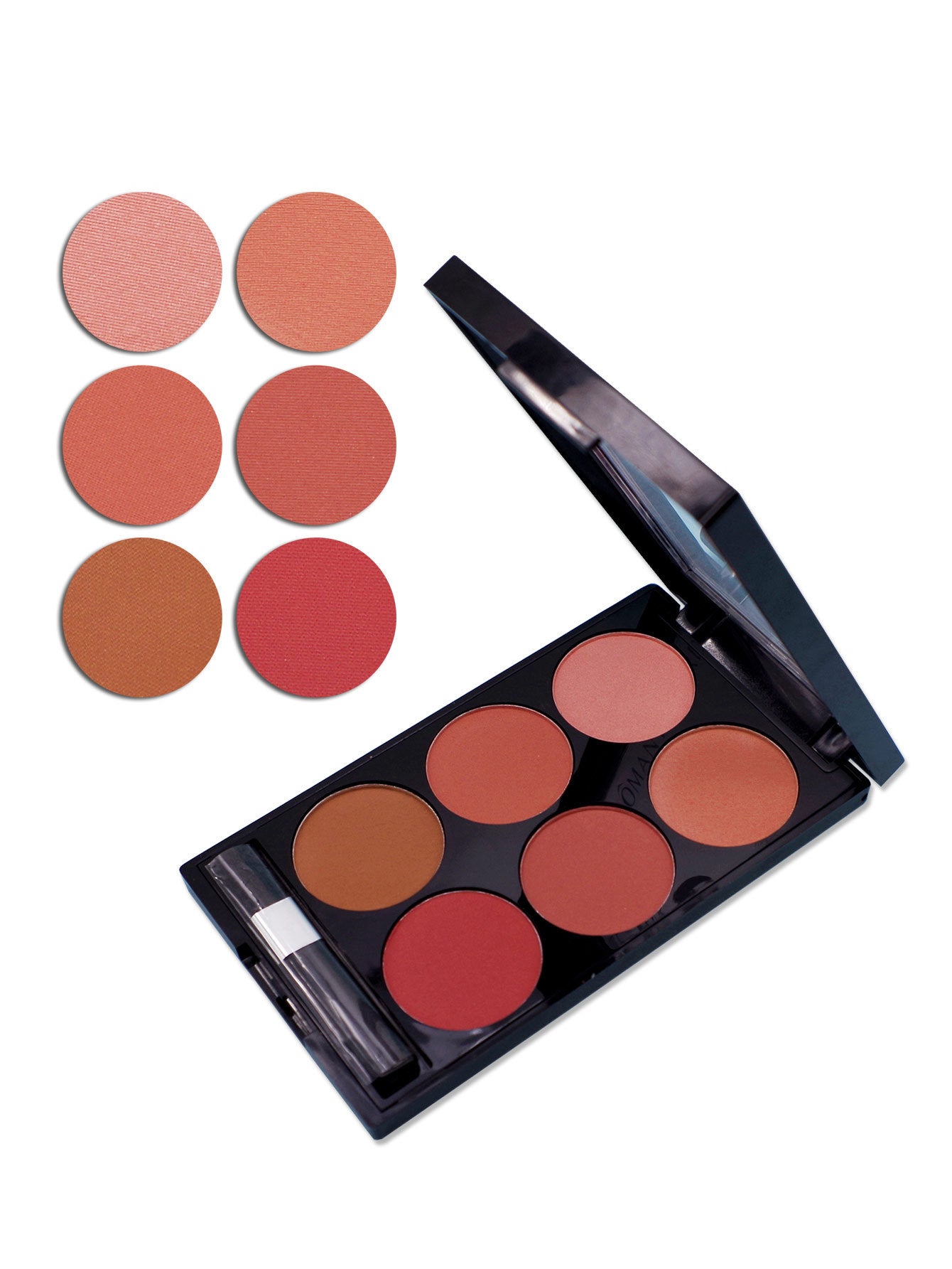 Multi-color Boutique Domestic Product Six-color Blush Repair Makeup Multi-color Boutique Domestic Product Six-color Blush Repair Makeup